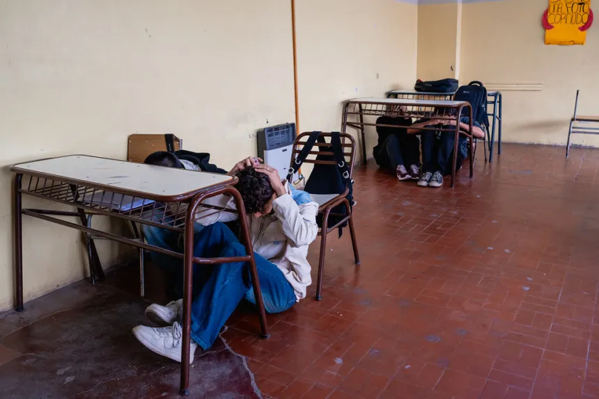 San Juan puso a prueba a 243.000 alumnos: el simulacro que hizo evacuar a 1.380 escuelas