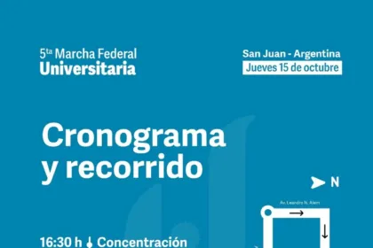 San Juan se suma a la Marcha Federal Universitaria: así será la movilización de este jueves