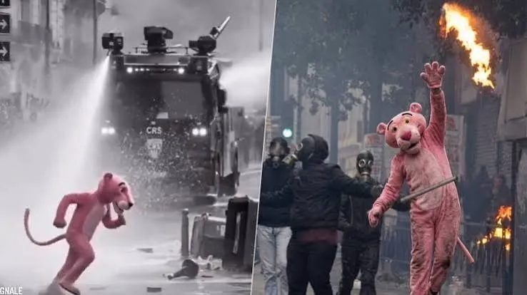 MANIFESTACION EN FRANCIA: LAS IMAGENES FALSAS DE LA SEMANA