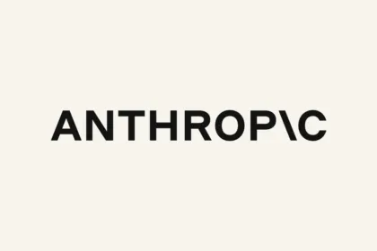 Logo de Anthropic sobre fondo claro.