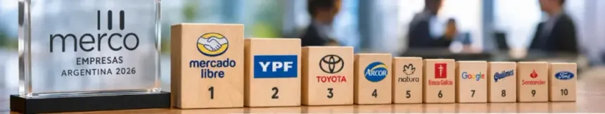 Mercado Libre lideró Merco Argentina por séptimo año y YPF subió al segundo puesto