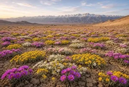 Increíble transformación en Chile: el desierto de Atacama floreció después de lluvias históricas